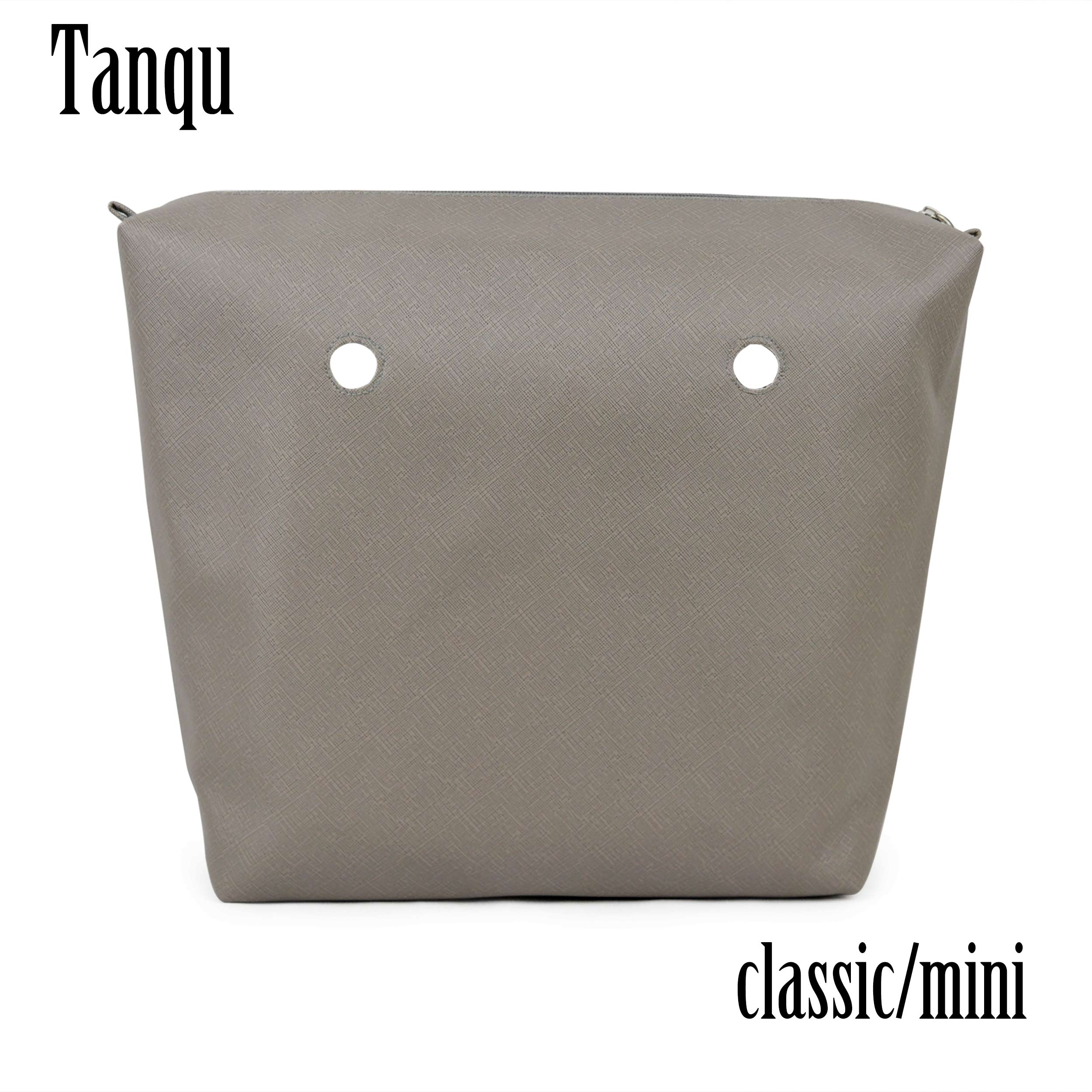 TANQU PU leather Waterproof Inner Lining Zipper Pocket for Obag Classic Mini Lining Insert for O BAG