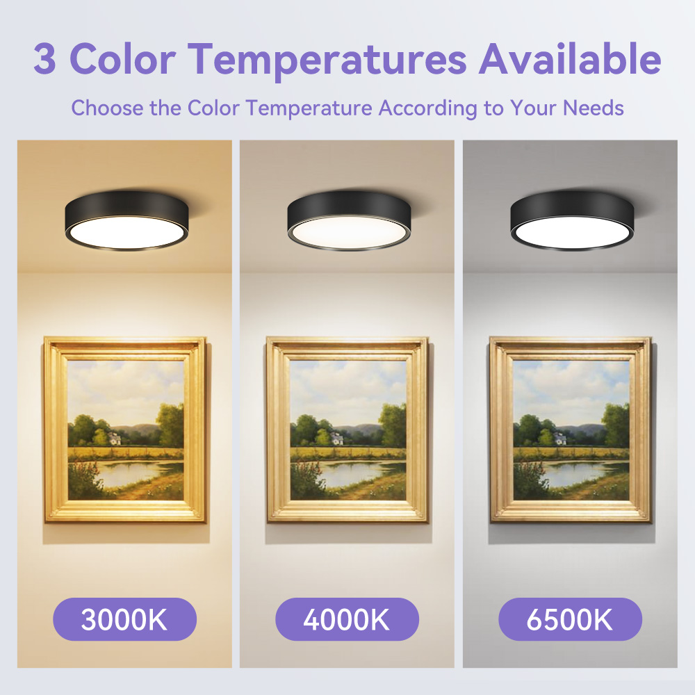 Led-downlight inomhus taklampor 3 färger dekoration nedåtriktad lyster hushållsapparater rumslampor panel gatuarmaturer sovrum led-spotlight