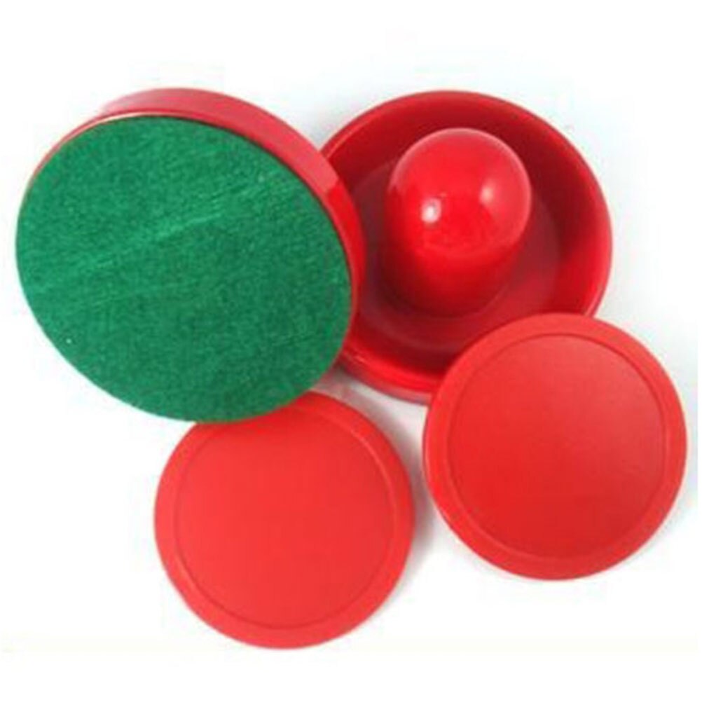 Mini air hockey 65mm goalies 50mm pucks felt pusher set cn selger