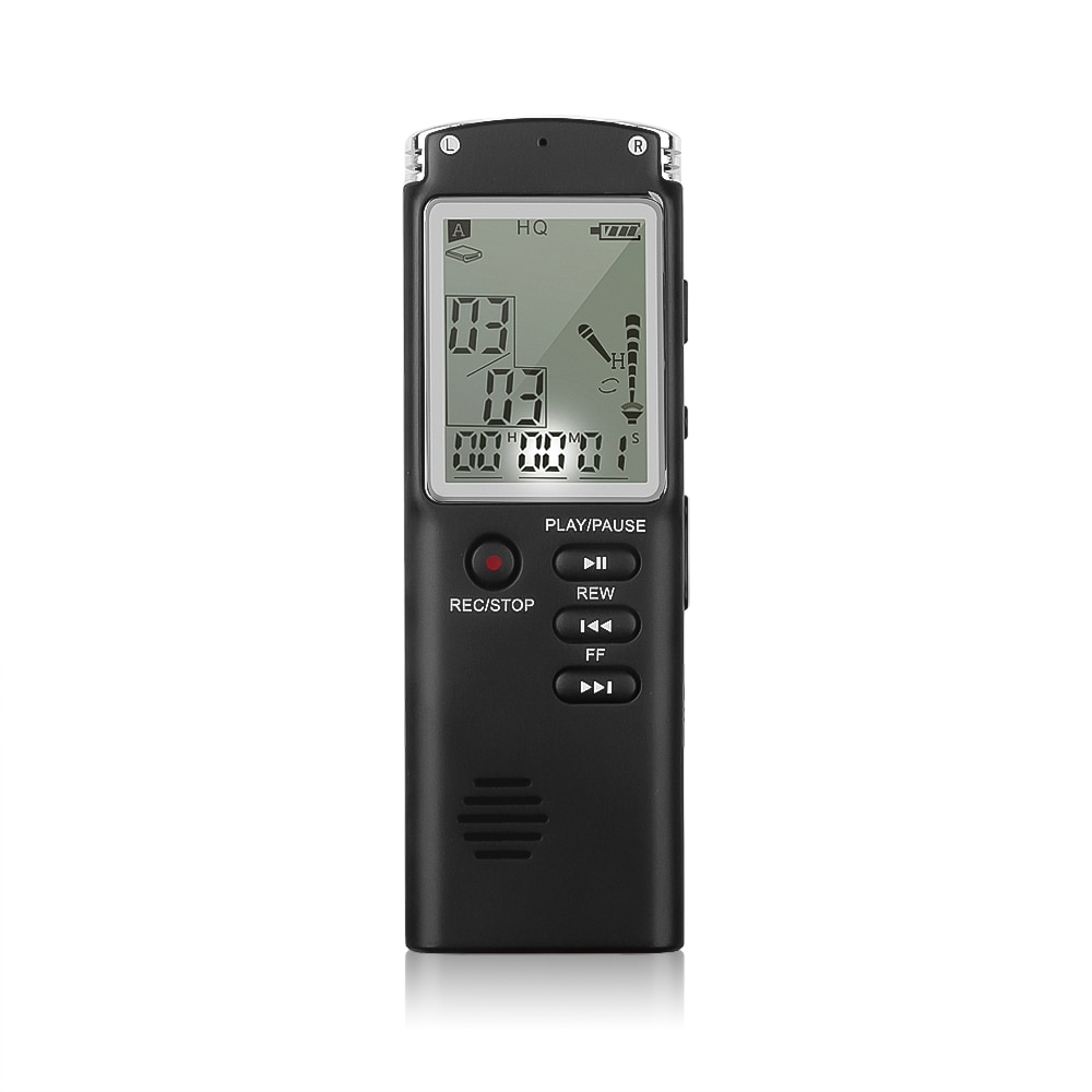 8Gb Voice Recorder Usb Professionele 96 Uur Dictafoon Digitale Audio Voice Recorder Met Wav, MP3 Speler