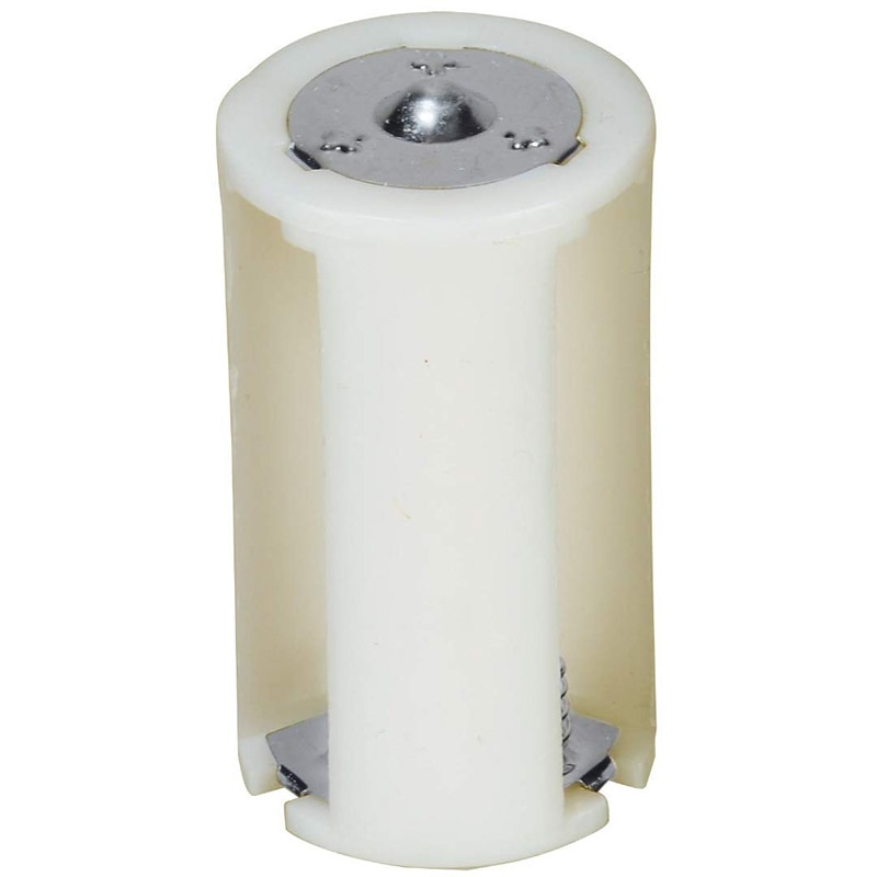 4PCS Translucent AA to Size D Battery Converter Adapter Case AA Battery Case NOV99: Default Title