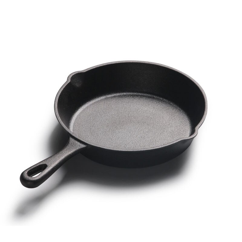 Gjutjärn non-stick 14-20cm stekpanna för gasinduktion spis ägg pannkaka gryta kök & matverktyg köksredskap