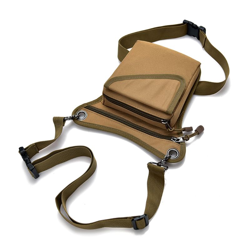 Bolsa cartuchera de nailon para motocicleta, riñonera cinturón