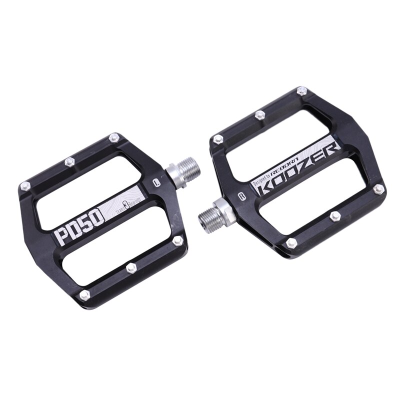 KOOZER PD50 Mountain Bike Bicycle Pedals Cycling Aluminium Alloy Pedals Bicycle Mountain Bicycle Pedal Flat: Default Title