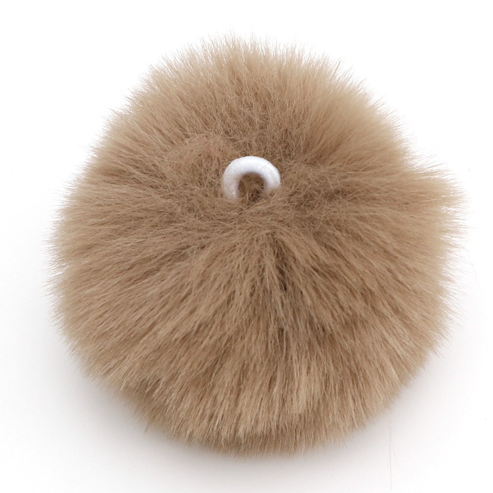 10 stk / posere 3-6cm pomponger fluffy plysjball mykt kunstig hår ball farge pompong diy sko lue bag klestilbehør