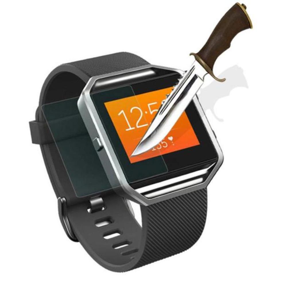 3 stk /5 stk hd klart herdet glass beskyttelsesfilmbeskyttelse for fitbit blaze sporting smart watch herdet skjermbeskytter