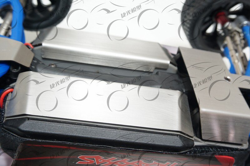Ad alta resistenza telaio in acciaio inox piastra di protezione del Telaio di protezione armatura per 1/16 TRAXXAS vertice E-REVO barra VXL