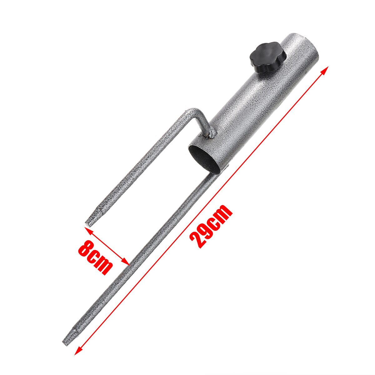 1PC Outdoor Zonnescherm Paraplu Houder Stand Parasol Houder Stand Metal Gazon Grond Insert Stabilisator