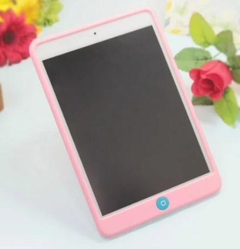 Funda protectora de goma sólida para iPad Air 1 funda de silicona A1474 A1475 Candy cubierta a prueba de golpes para iPad Air 1 funda de goma 9,7'': Pink