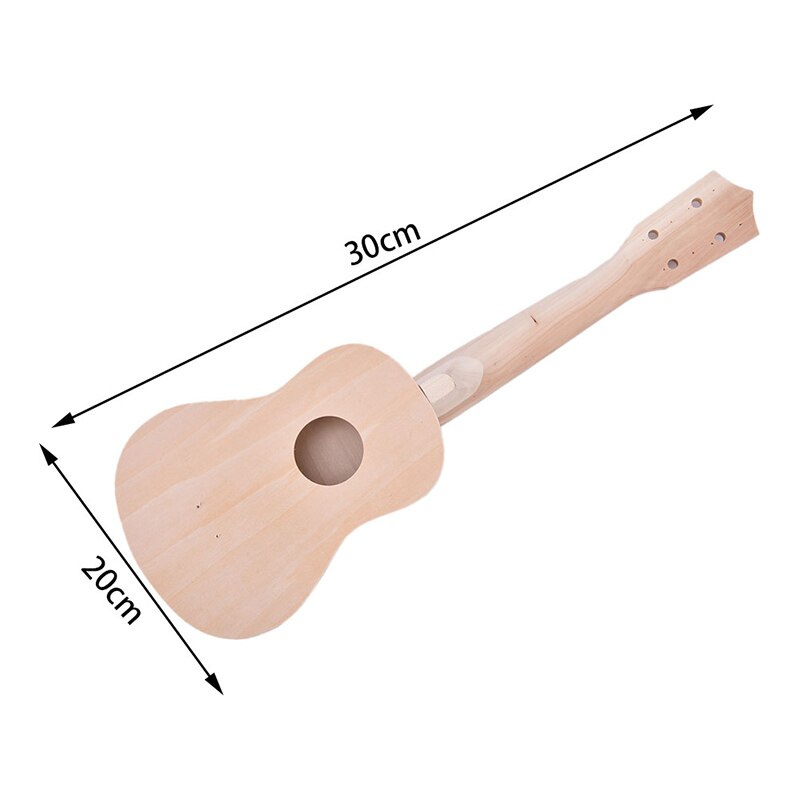 21" Ukulele Kit Musical Hawaiian Guitar With Bag, Tuner, Strap, Picks & More