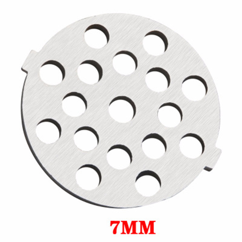 Parts Grinder Plate Kitchen Home 55MM Meat Hole Plate Stainless Steel Replacement: 7mm
