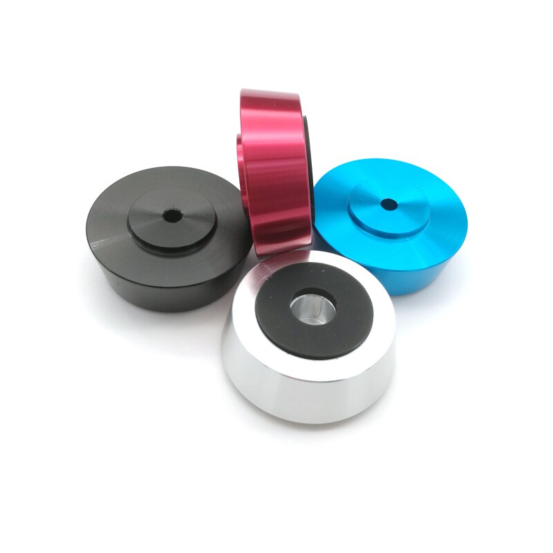 4PCS amplifier feet 40*15mm Aluminum Shock Absorber Speaker Turntable Feet
