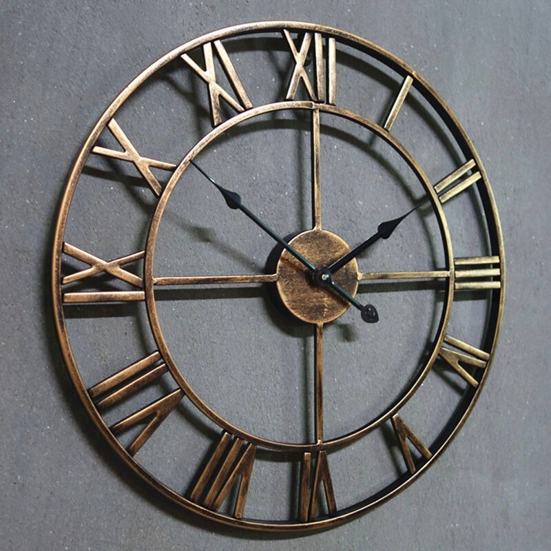 Grote Wandklok Klok Luxe Kunstenaar Woninginrichting Retro Woonkamer Quartz Naald