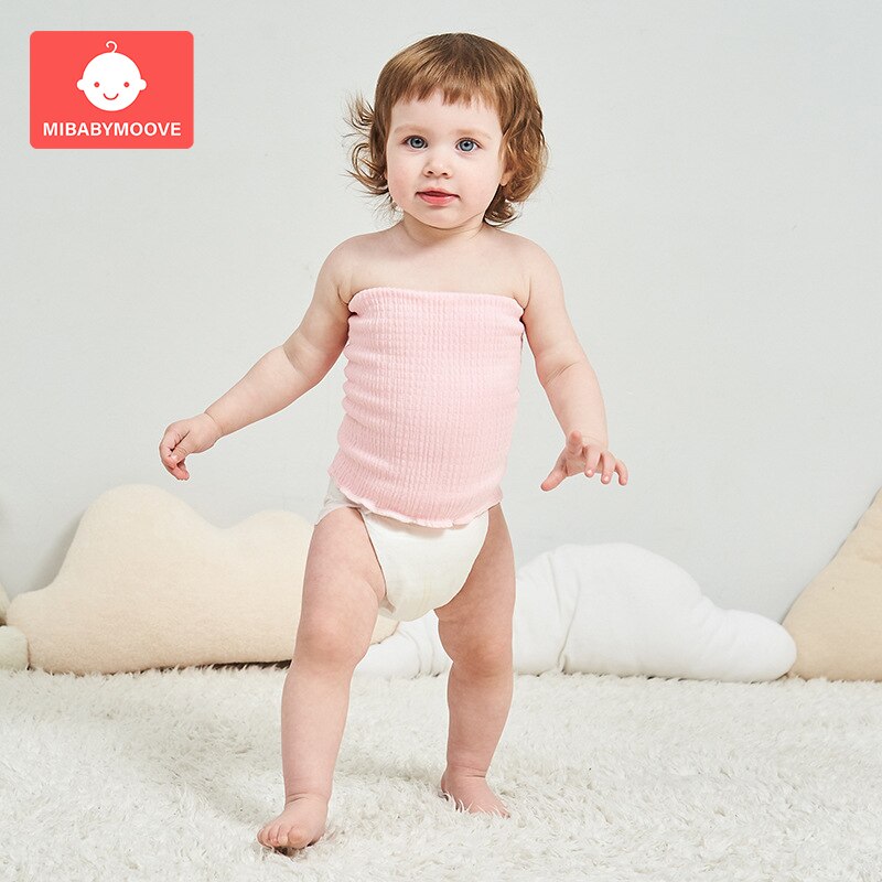 Bescherming Baby Buik Kleding Zacht Katoen Double Layer Warmer Pasgeboren Buik Slabbetjes Jongen Meisje Navel Bescherming Buikband Baby Care