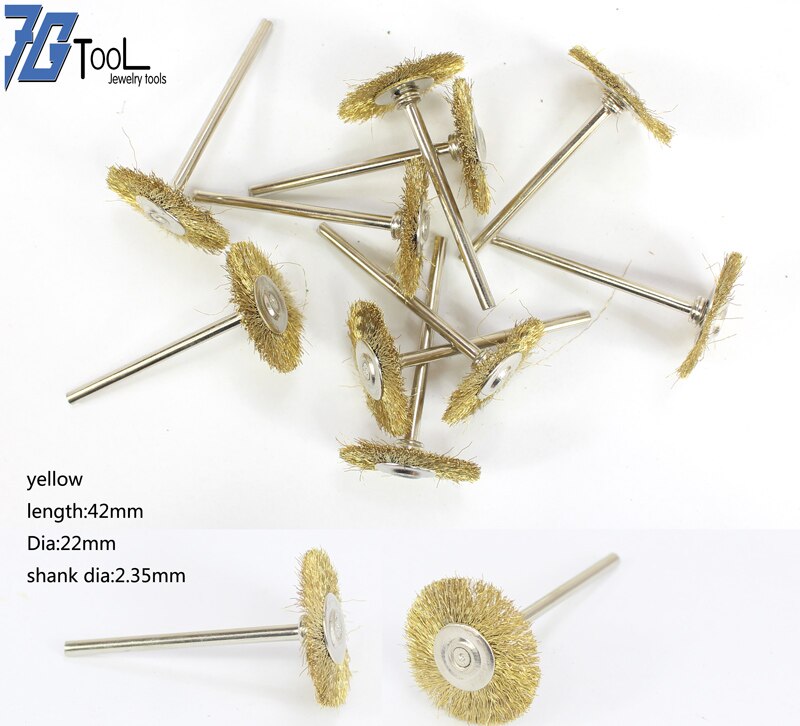 100pcs/144pcs Abrasive Brushes Dremel Accessories Polishing Wheel Set Suit for Dremel Rotary Tools T Shape 22*2.35mm