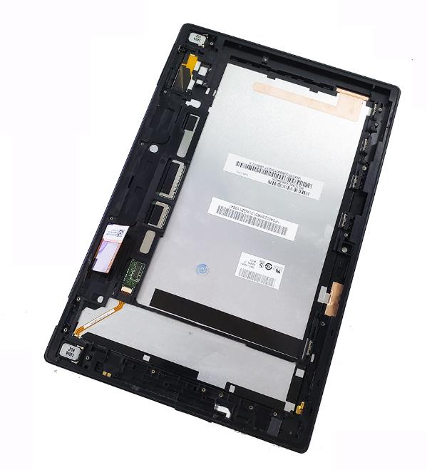10.1 & #39 ;& #39 ; for sony xperia nettbrett z sgp 311 sgp 312 sgp 321 lcd-skjerm med berøringsskjerm digitizer erstatning + verktøy: Med svart ramme