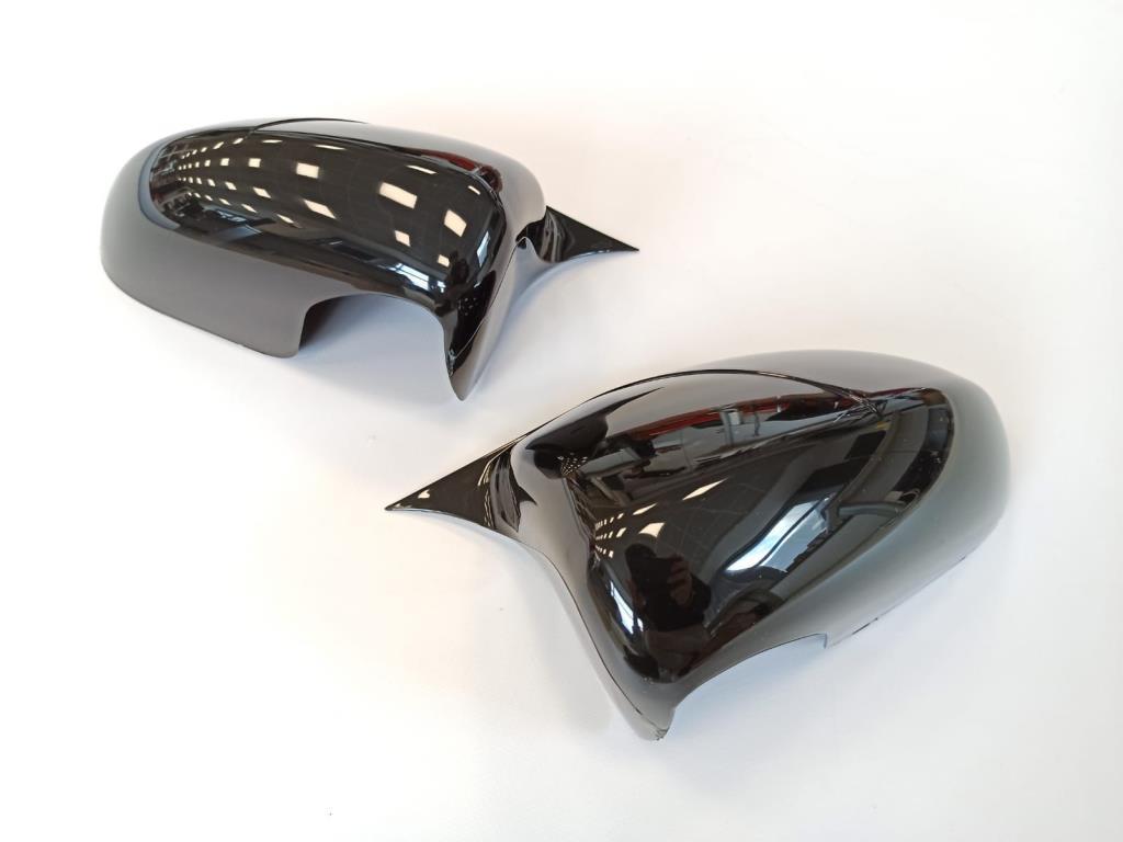 Opel Corsa D Bat wing Mirror Cover ABS Plastic Black GLossy