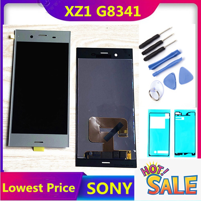 5,2 "HTZF LCD für SONY Xperia XZ1 Anzeige berühren Bildschirm Ersatz für SONY XZ1 Dual LCD Anzeige Modul XZ1 g8341 G8342 LCD