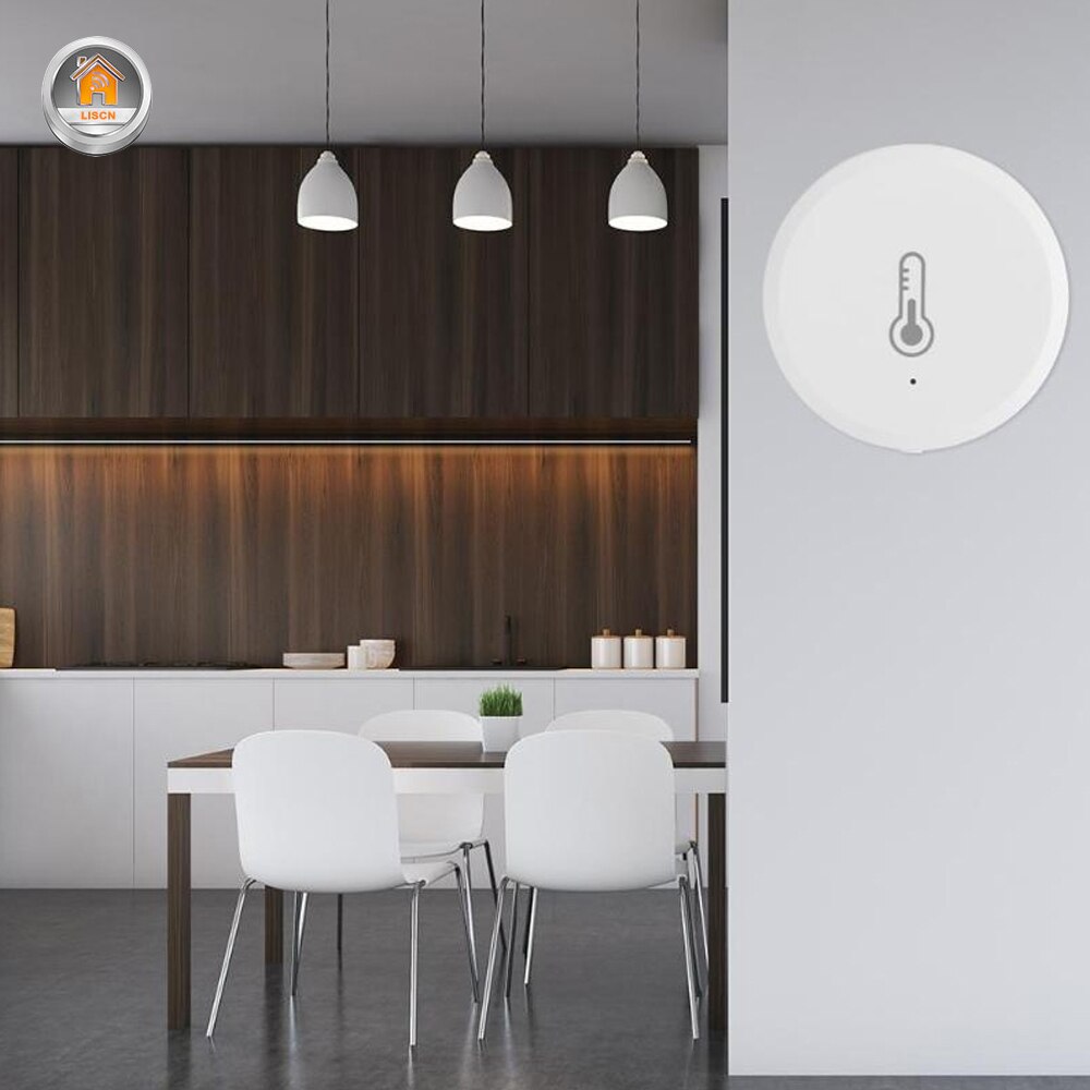 WiFi Smart Temperature Humidity Sensor Environment Air Pressure Wireless Control Mihome APP Zigbee Connection Smart Home