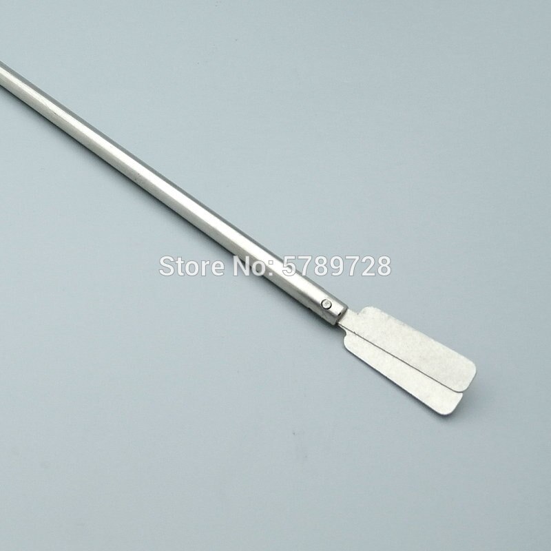 Paleta de dos palas de acero inoxidable, agitador de estilo centrifugación con cuchillas móviles para experimentos de agitación de laboratorio, 1 ud.