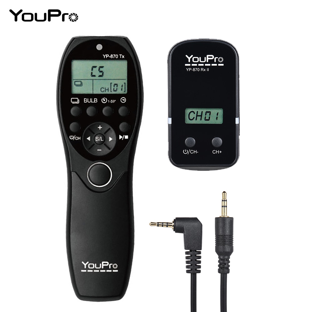 2.4G Wireless Timer Remote Control Shutter Release for Panasonic DMC-G7 G9 G10 G85 FZ300 GF6 GH1 GH2 GH3 GH4 GH5 GX8 GX7 DMW-RS1