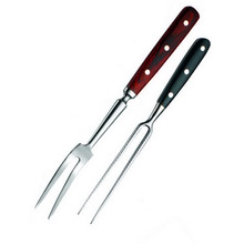 Teppanyaki long meat fork Stainless steel steak barbecue big metal fork barbecue tools