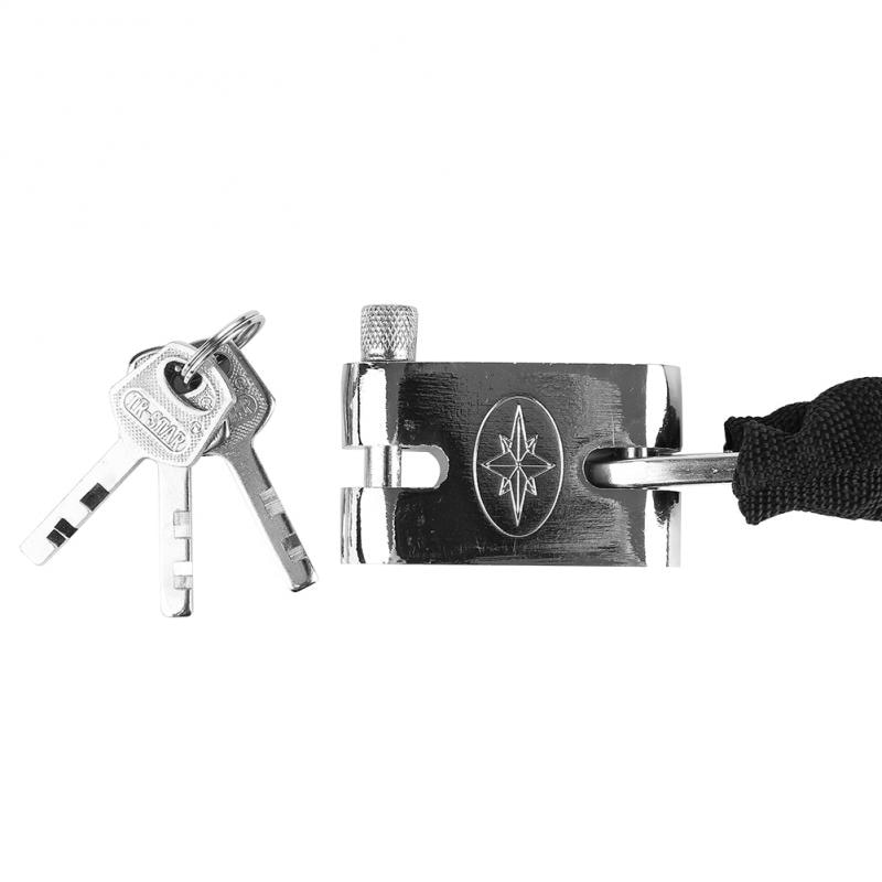 88-80cm Safe Metal Anti-Theft Outdoor Bike Chain Lock Security Reinforced Cycling Chain Lock Useful Bicycle Accessories