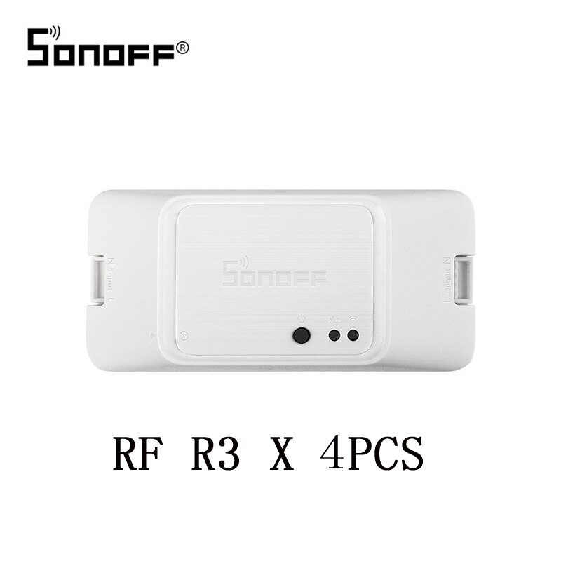 SONOFF RFR3 DIY wifi remote smart RF schakelaar werken met Alexa/Google Home Assistent Smart Home Automation Module DIY Timer: RFR3 4pcs