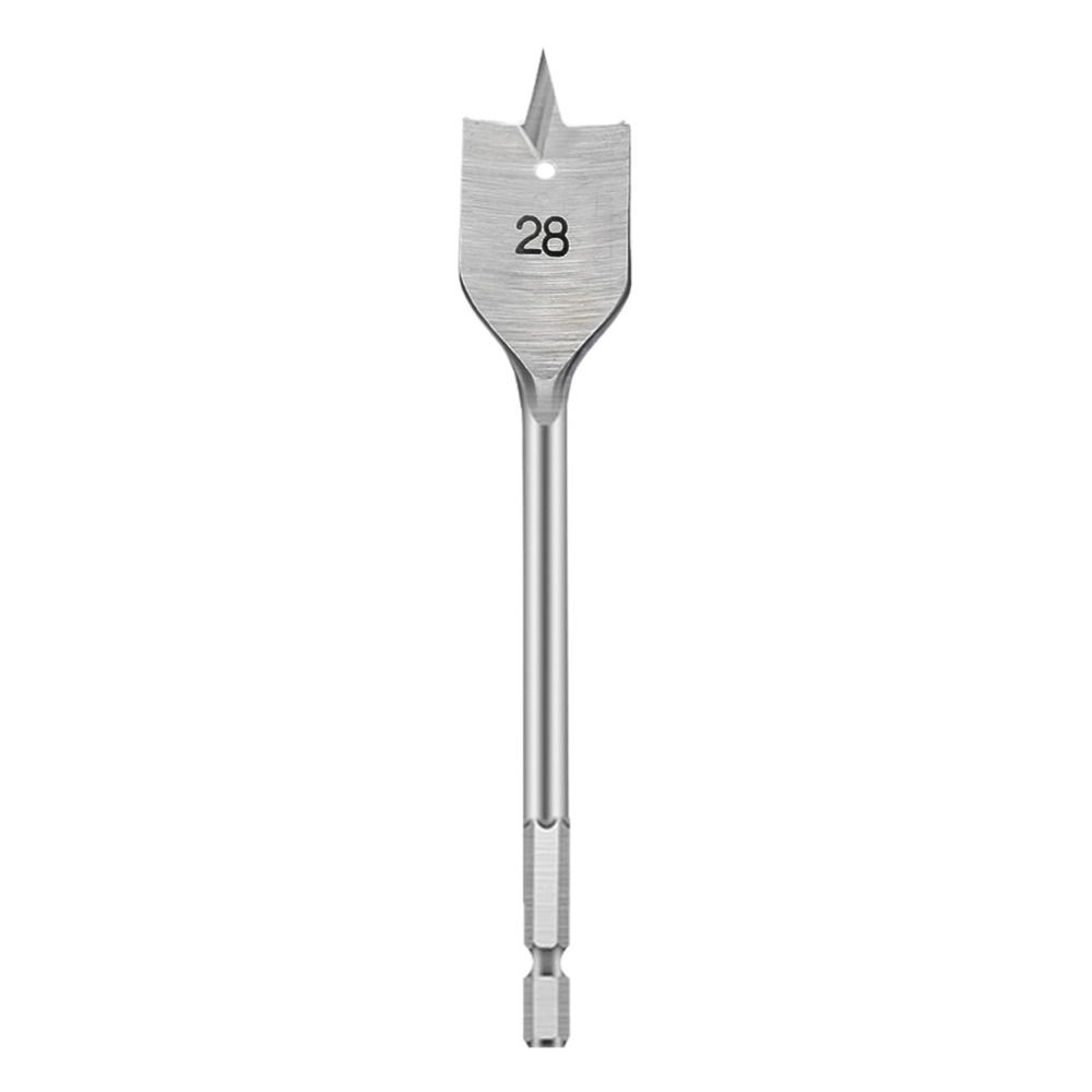 Juego de brocas planas de acero de alto carbono para madera, herramienta de carpintería duradera, Multifun-centional, 6-50mm
