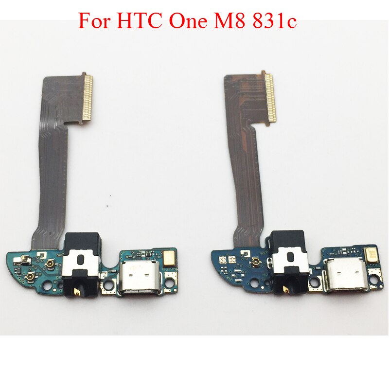 Nueva placa de conexión Micro para HTC uno M7 M8 E8 M9 M9 más M9 + enchufe del cargador USB cinta pieza de reparación de Cable Flex
