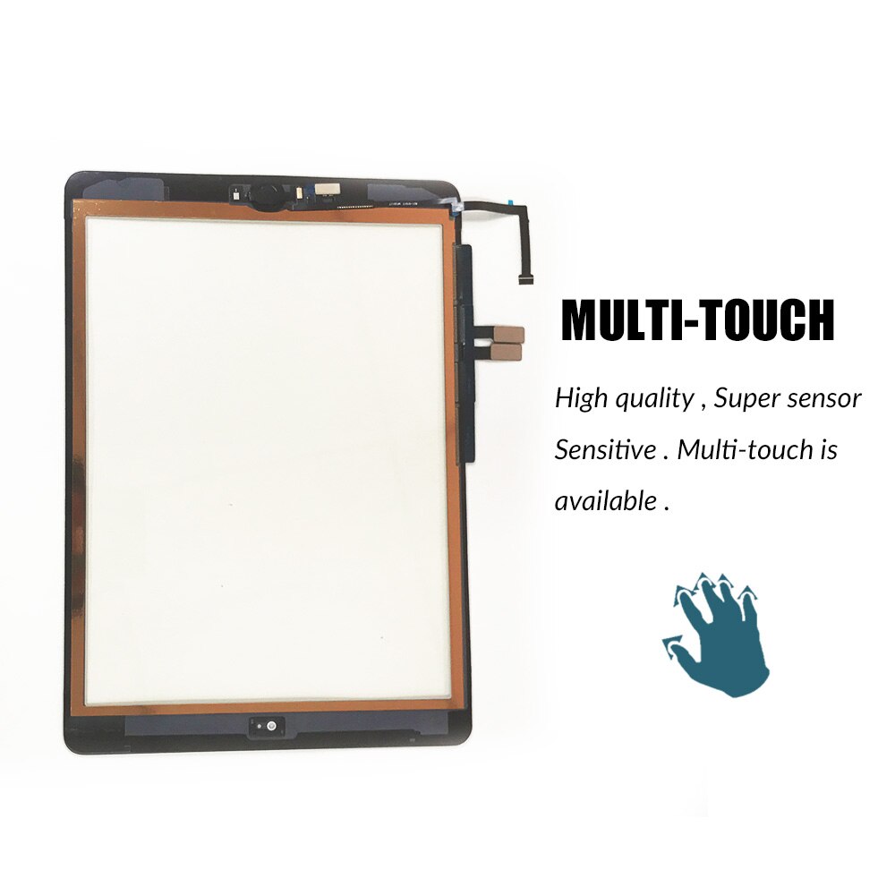 Pantalla táctil para iPad 6 9,7 (versión ) 6. a generación A1893 A1954 Panel digitalizador de vidrio LCD pantalla exterior Sensor de repuesto