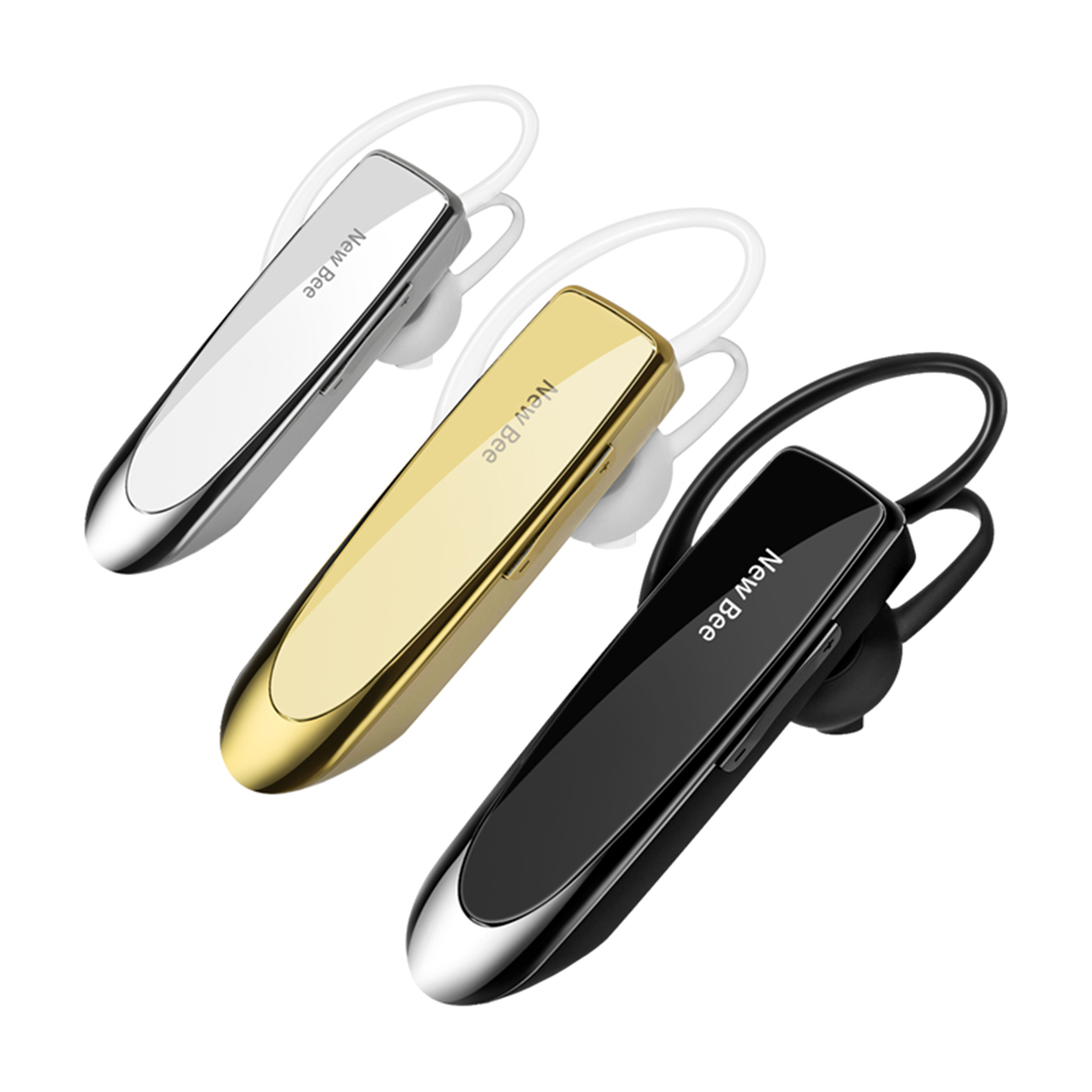 NEWBEE-auriculares inalámbricos con Bluetooth, cascos deportivos con micrófono y cancelación de ruido, manos libres, 24 horas de conducción y oficina
