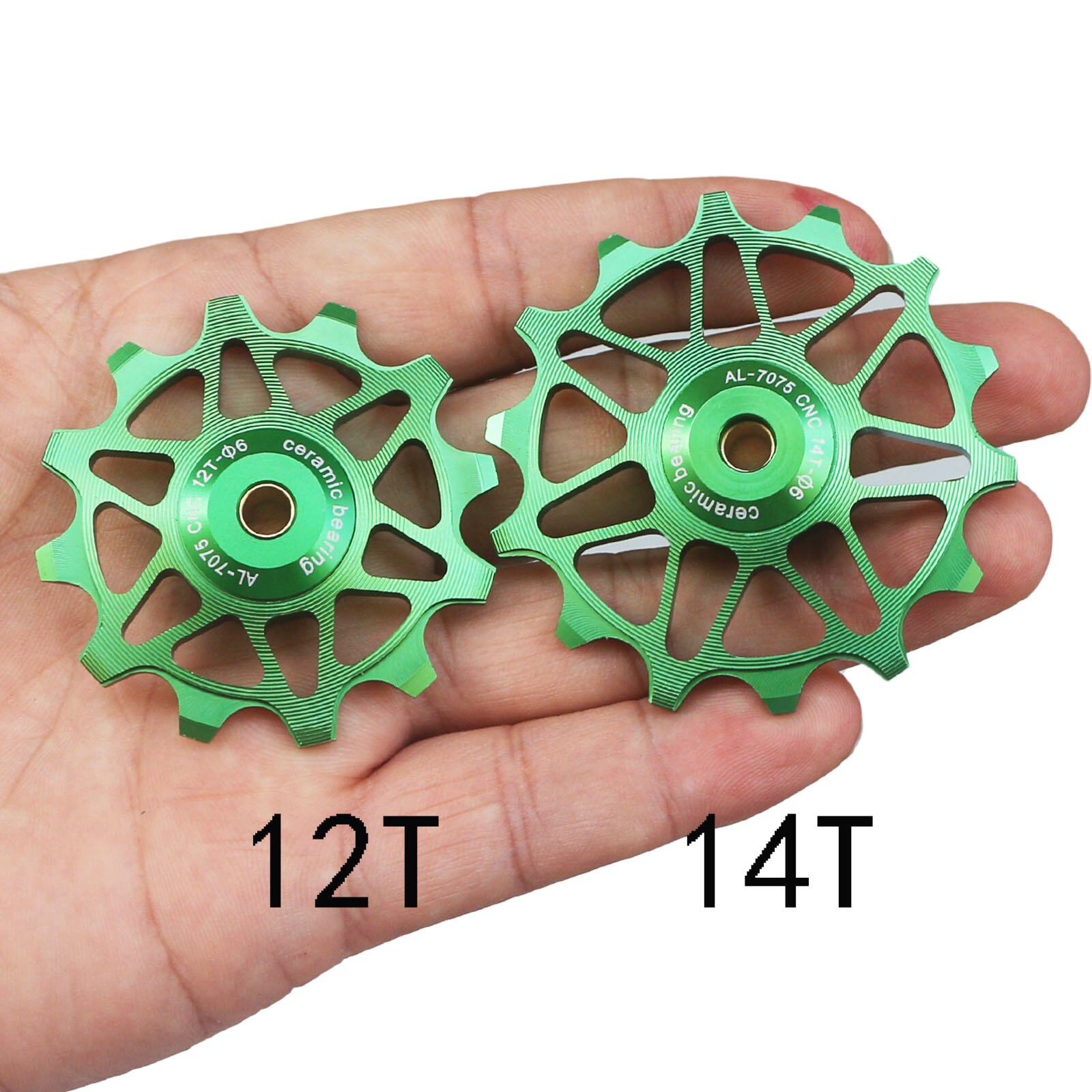 2 stücke 12T 14T Fahrrad Keramik Lagerbier Schaltwerk Rolle führen Rolle Leerlauf Für SHIMANO SRAM DEORE GX Jockey Rad Fahrrad Teile