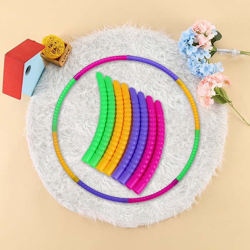 Removable Sport Hoop Children's Exercise Circle Plastic Massage Deconstructable Gymnastics Hoop