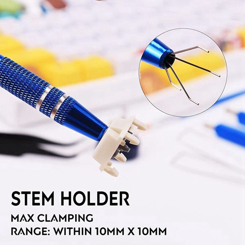 Kit de limpieza para teclado mecánico, herramienta extractora de 4 garras, limpiador de teclado, interruptor
