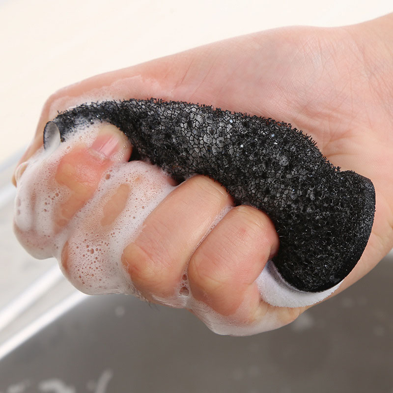 Keuken dubbele spons dubbelzijdig afwasdoekje ronde schoonmaakspons niet-vette afwasdoek schoonmaken keukengerei