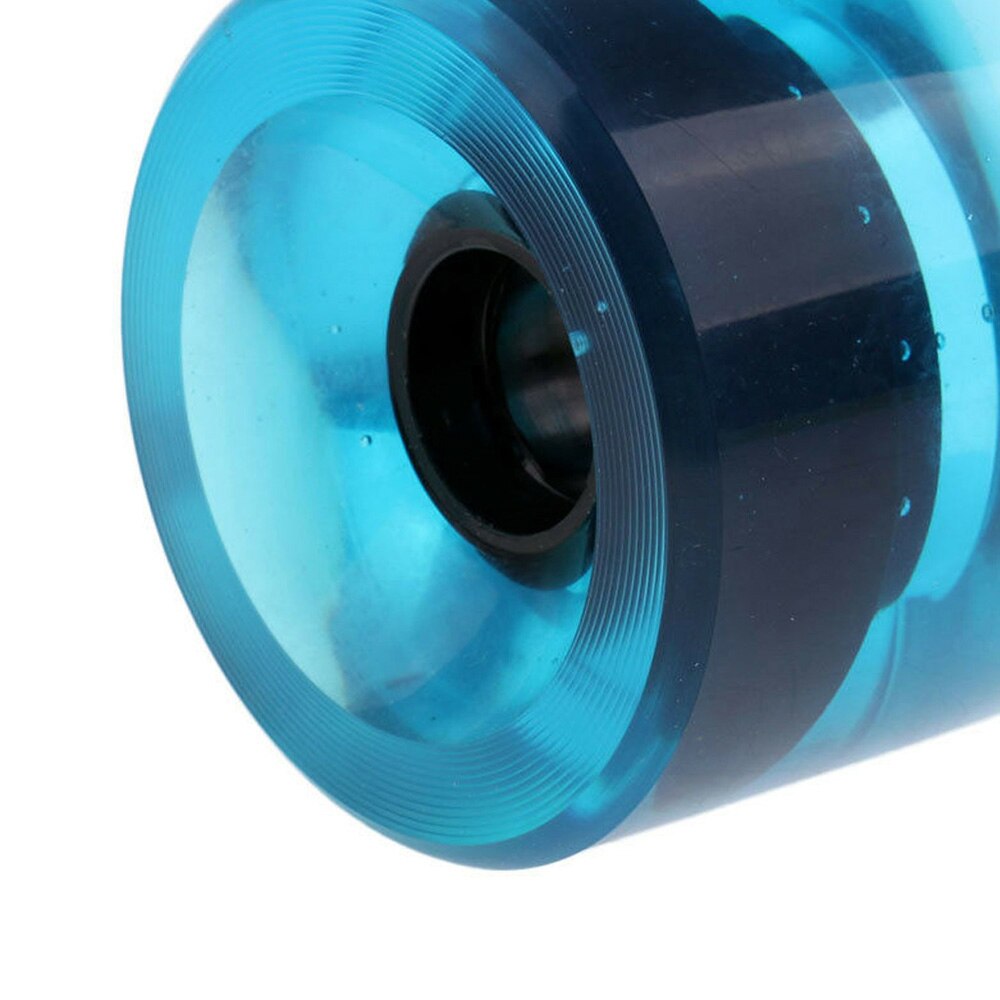 Blank Longboard Cruiser Skateboard Wheels 60*45mm80a Translucent Blue