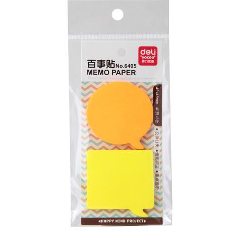 2Pcs/set Cartoon sticky multicolour paper notes/memo pads/notepad/message post marker sticker Stationery: 1 Set  A