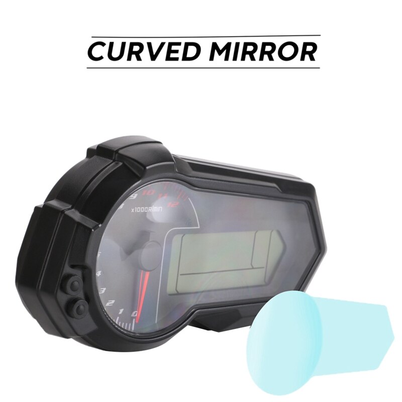 Universal- Motorrad Kilometerzähler Tachometer für 2,4 Zylinder ATV LCD Digital Tacho 12000RPM für BMW für KAWASAKI für KTM für