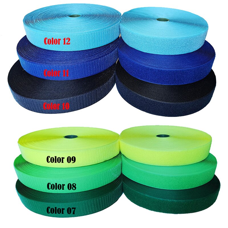40mm Width no adhesive fastener tape stick clothing tape sewing accessories hook loop sticker strip strap stick 3 meters