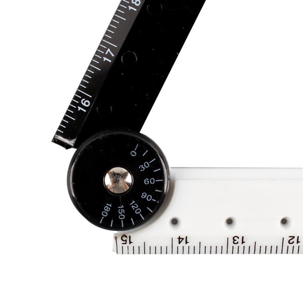 1Pc Black White Plastic Folding Straight Rulers 30Cm Drawing of Drafting Set Supplies Rules Ruler P8X1