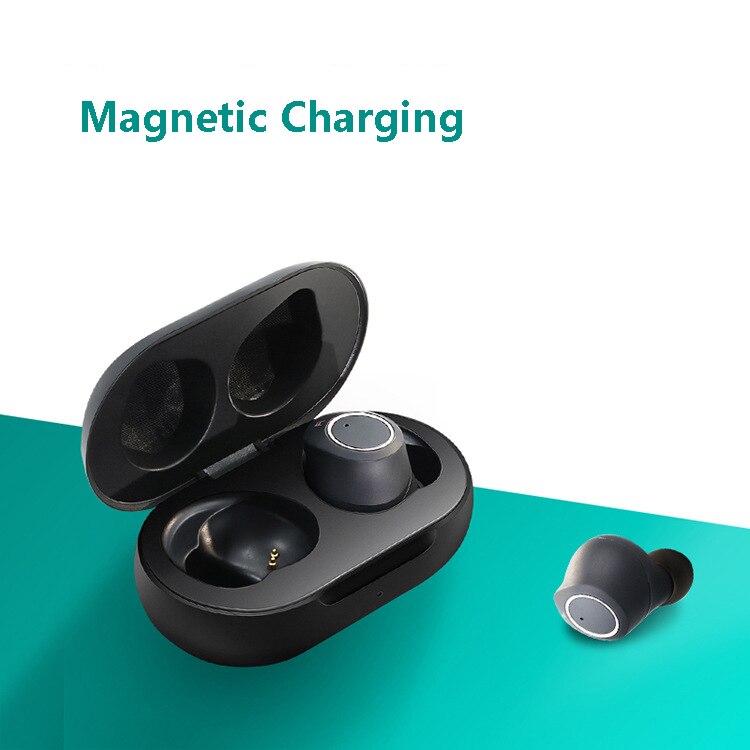 Mini Ear Hearing Aid Magnetic Rechargeable Audiphones Portable Sound Amplifier Hearing Device Black Hearing Aid For Deafness