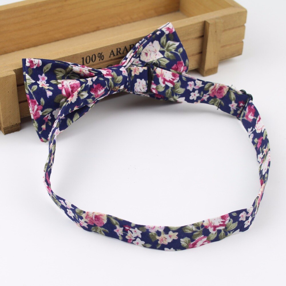 Stil butterfly herre smoking bomuld farverig sommerfugl blomster rose paisley bowties bryllup fest afslappet cravat butterfly