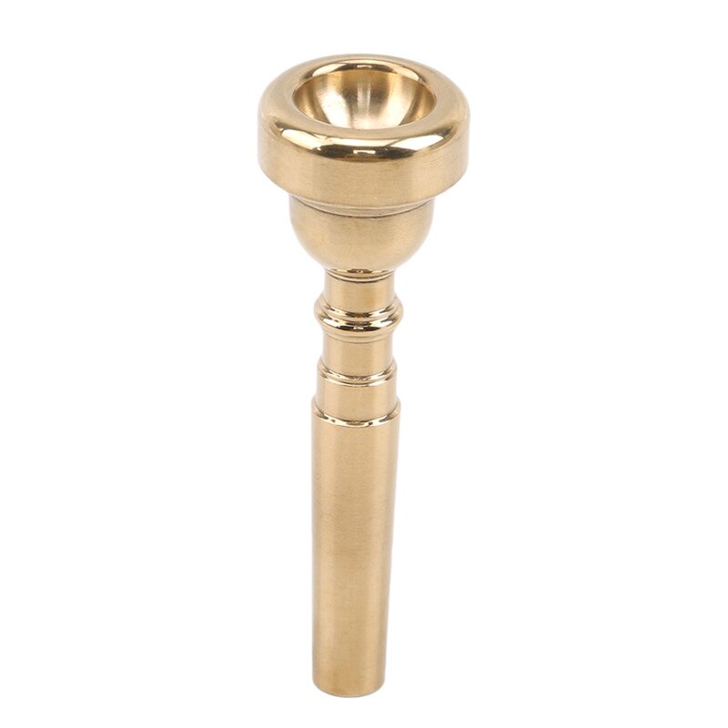 Professionele Trompet Mondstuk Meg 3C Maat Voor Bach Beginner Musical Trompet Accessoires Onderdelen Of Vinger Uitoefenaar: gold 5C