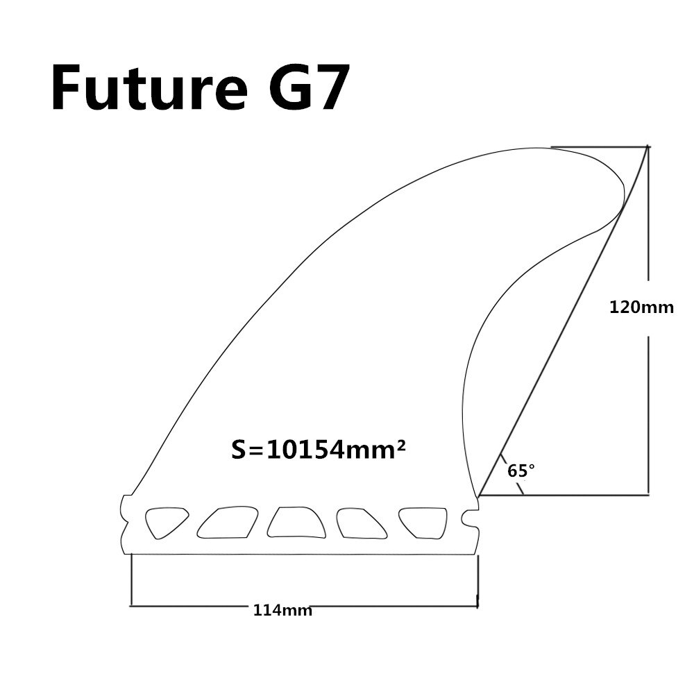 Future Fins-aletas para tabla de surf Future G3/G5/G7, 3 piezas por set