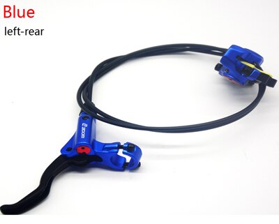 ZOOM Brake bicycle bike mtb Hydraulic Disc brake set clamp mountain bike Brake Update: blue L-Rear
