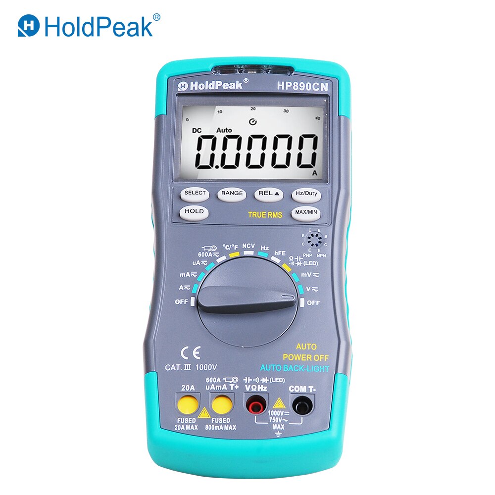 HP890CN HP-890CN AC DC LCD Anzeige Professionelle Elektrische Handheld-Tester Messgerät Digital Multimeter Multimetro Amperemeter Multitester