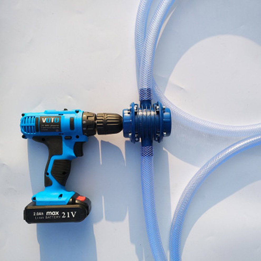Praktisk kraftig selvansugende hånd elektrisk boremaskine vandpumpe mikro dykmotor ultra home have centrifugalpumpe