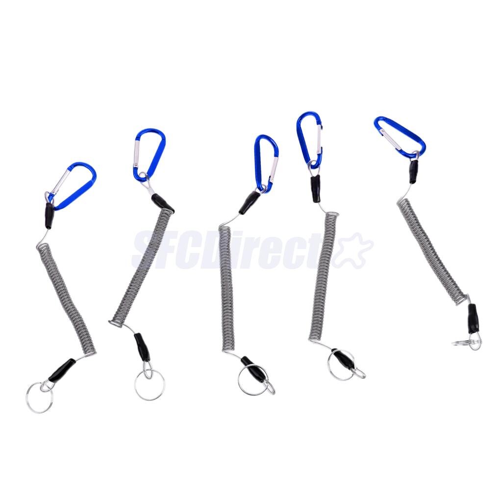 Fiskesnor sikkerhedstov stål til sikring af tang, fiskeværktøj