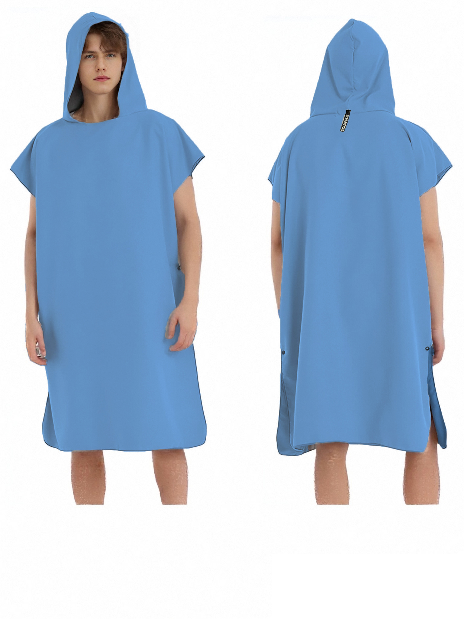 Strandtuch, Mikrofaser-Kapuzenhandtuch, schnell trocknend, Schwimmen, Reisen, Surfen, Sauna, Fitnessstudio, hochsaugfähig, leicht, Bademantel, Umhangwechsel: MULTI